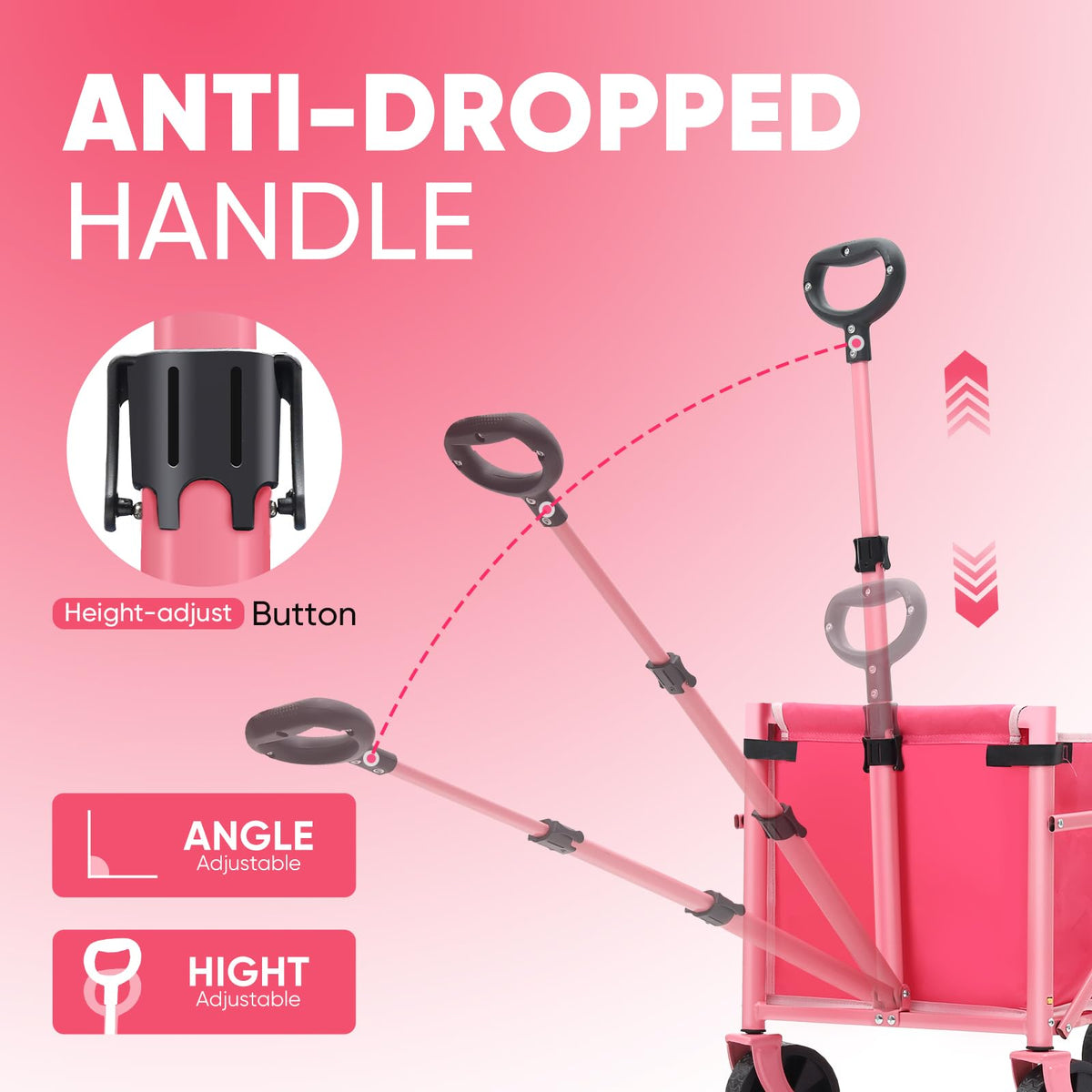 Sekey wagon cart detachable wheels simplify cleaning and maintenance.