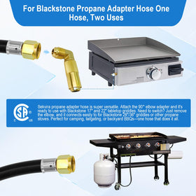 Sekvira 90-degree elbow adapter secures Blackstone setup