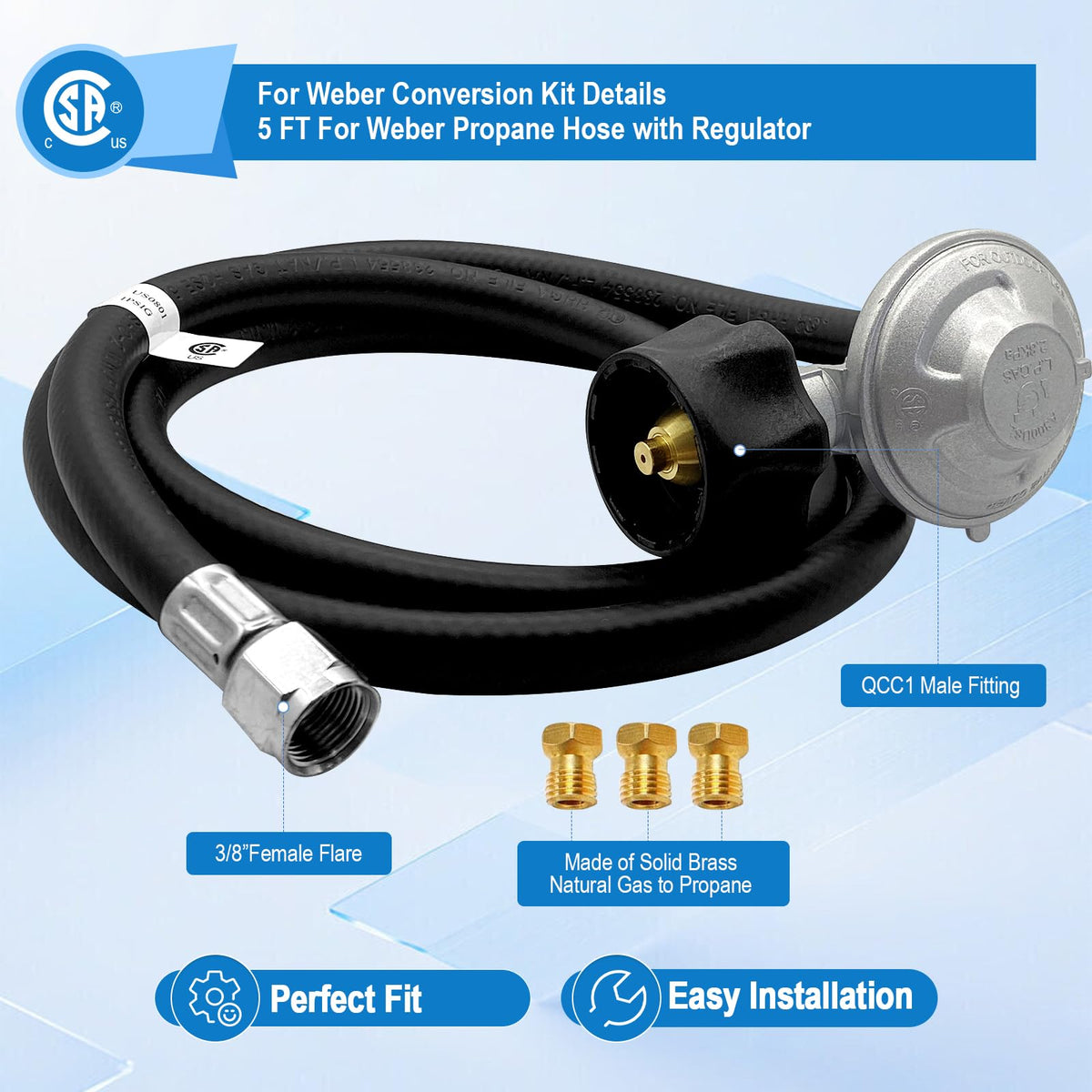 Sekvira gas rated Teflon tape helps seal connections for reliability.