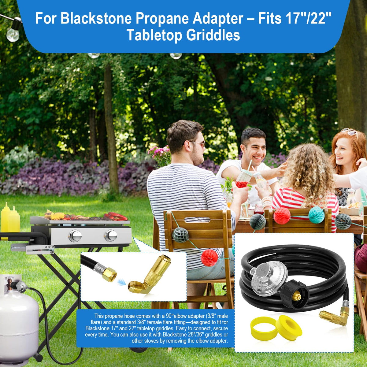 Sekvira weather-resistant hose maintains grilling durability