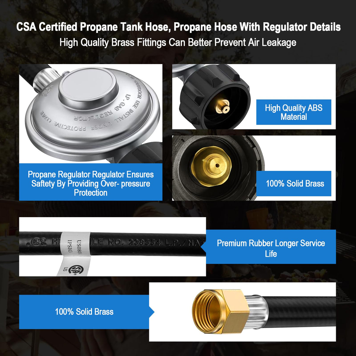 Sekvira weatherproof hose resists heat and wear for longevity.