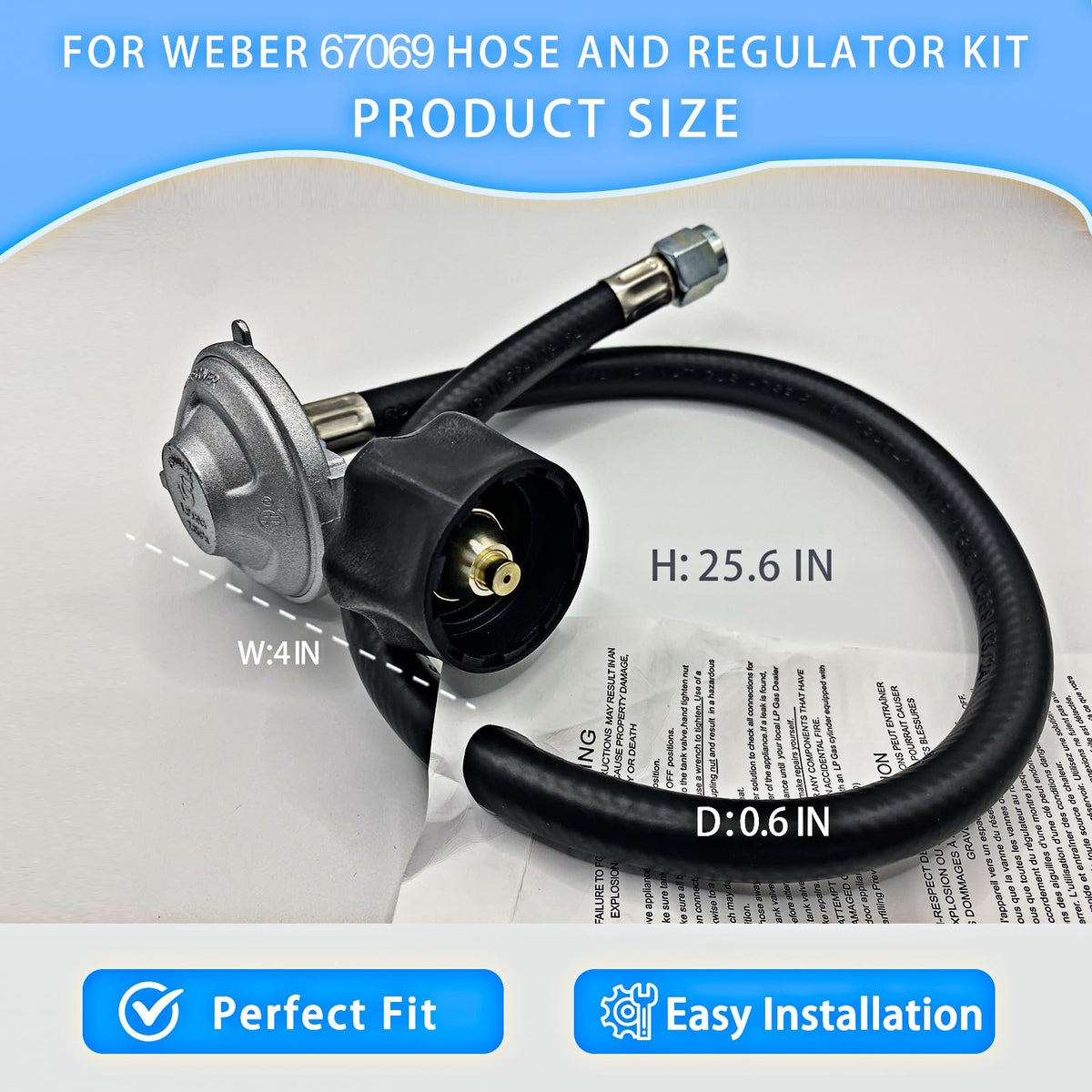 Sekvira Weber installation guide demonstrates simple, fail-safe replacement steps.