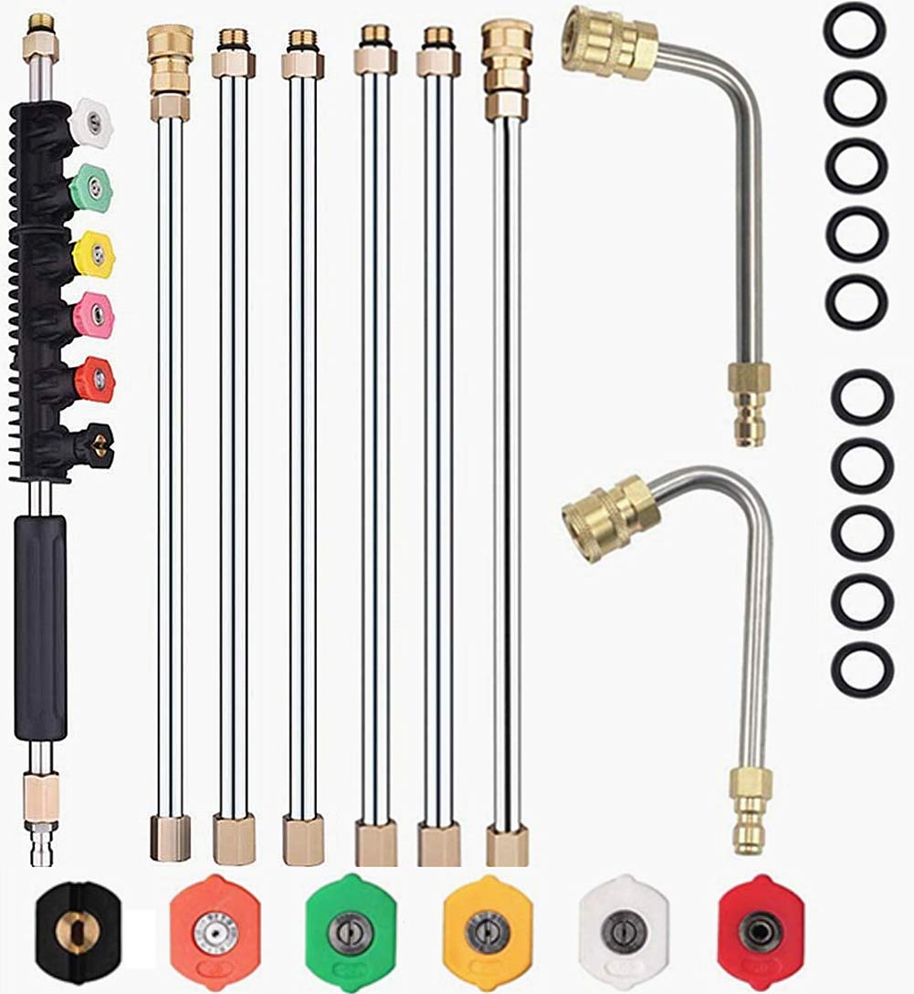 Selkie stainless steel 120-inch extension wand for high-pressure reach