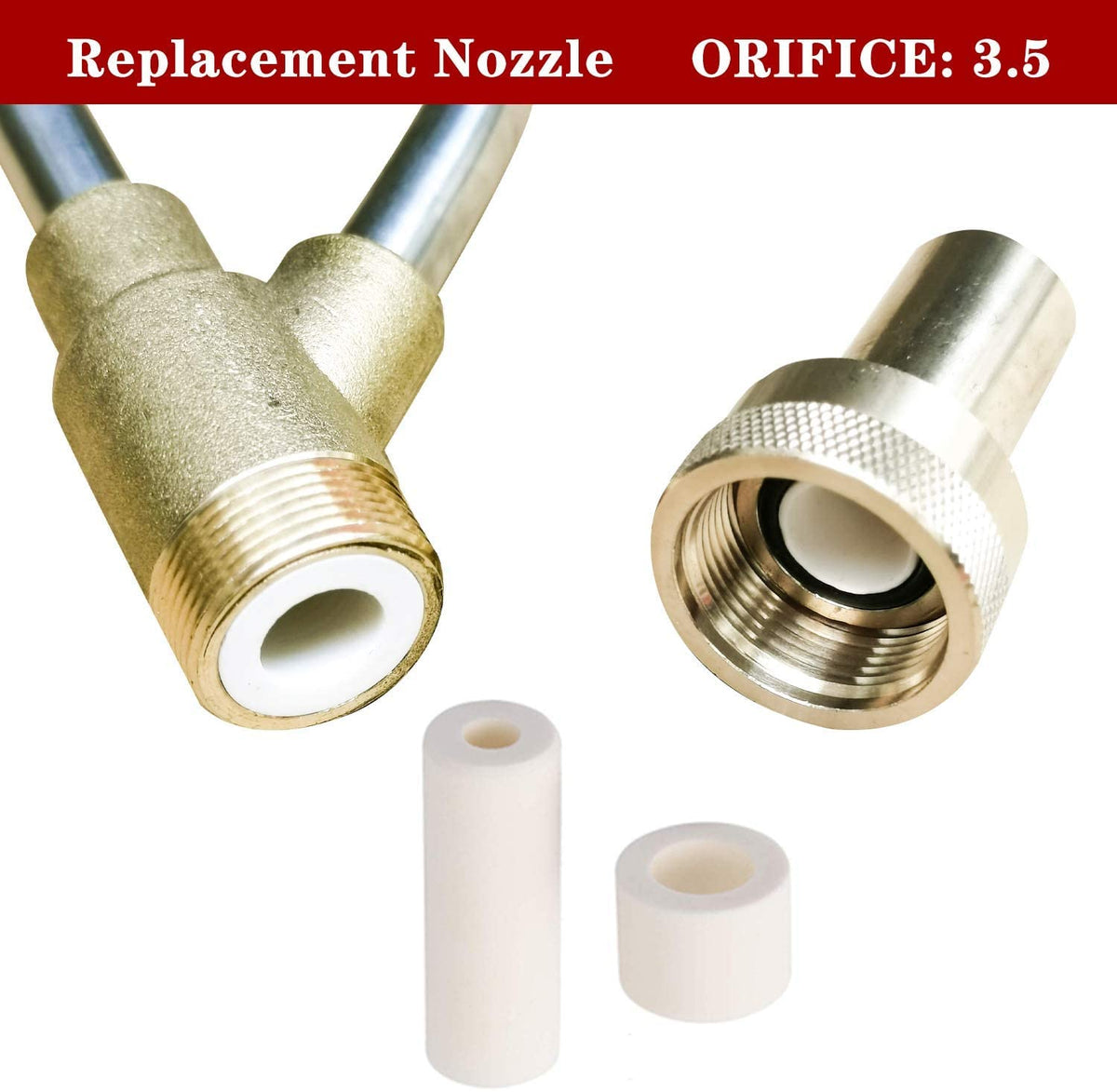 Selkie 17-inch sand input wand for precise abrasive delivery.