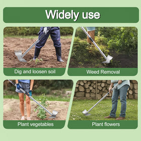 Semifrut all-in-one weed remover supports versatile weeding and digging in gardens.