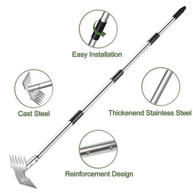 Semifrut cast steel head highlights strength and durability for daily tasks.