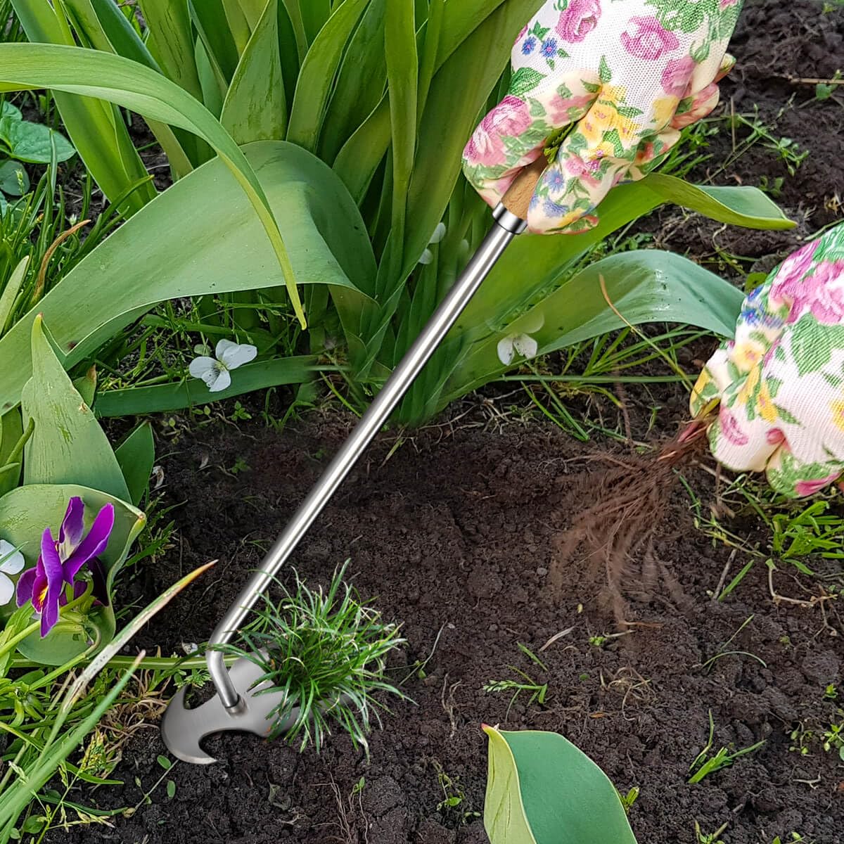 Semifrut blades are rust-proof stainless steel for heavy-duty weeding