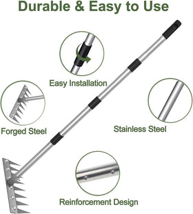 Semifrut ergonomic angled handle reduces hand fatigue.