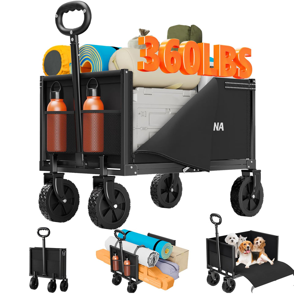 Semoprus YACONA foldable wagon compact for easy transport and storage