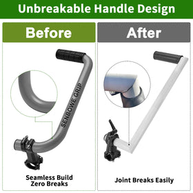 Tool-free installation of SENBOWE weed eater handle saves setup time