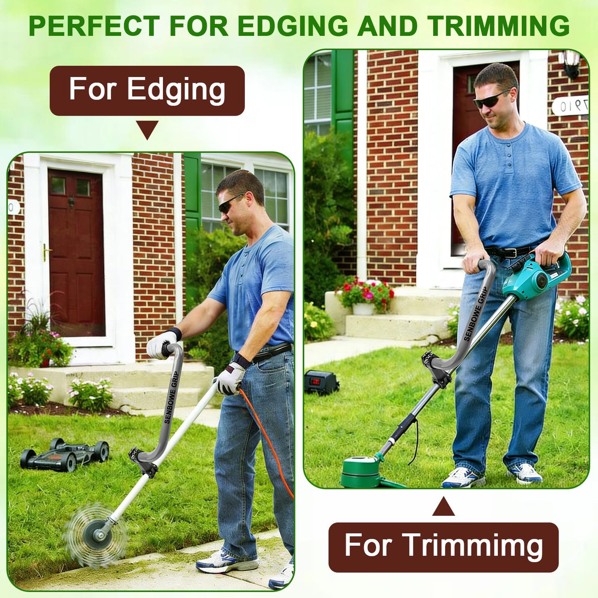 Universal compatibility ensures SENBOWE handle fits most trimmers