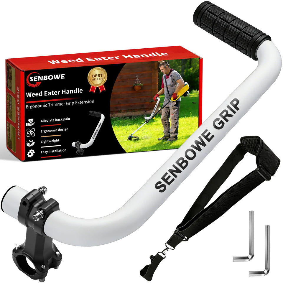 SENBOWE weed eater handle ergonomic design for comfortable grip during long sessions.