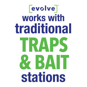 Outdoor placement near burrows using Evolve sausages