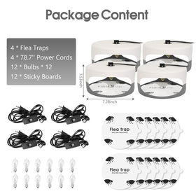 Senitek Earpads four-trap kit offers easy home pest monitoring.