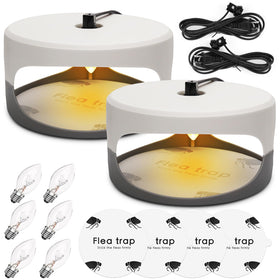 SENITEK EARPADS indoor flea trap with warm light attracts pests.