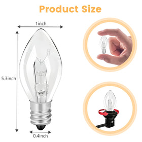 SENITEK EARPADS long-life bulb rated for 2000+ hours in flea-trap use.