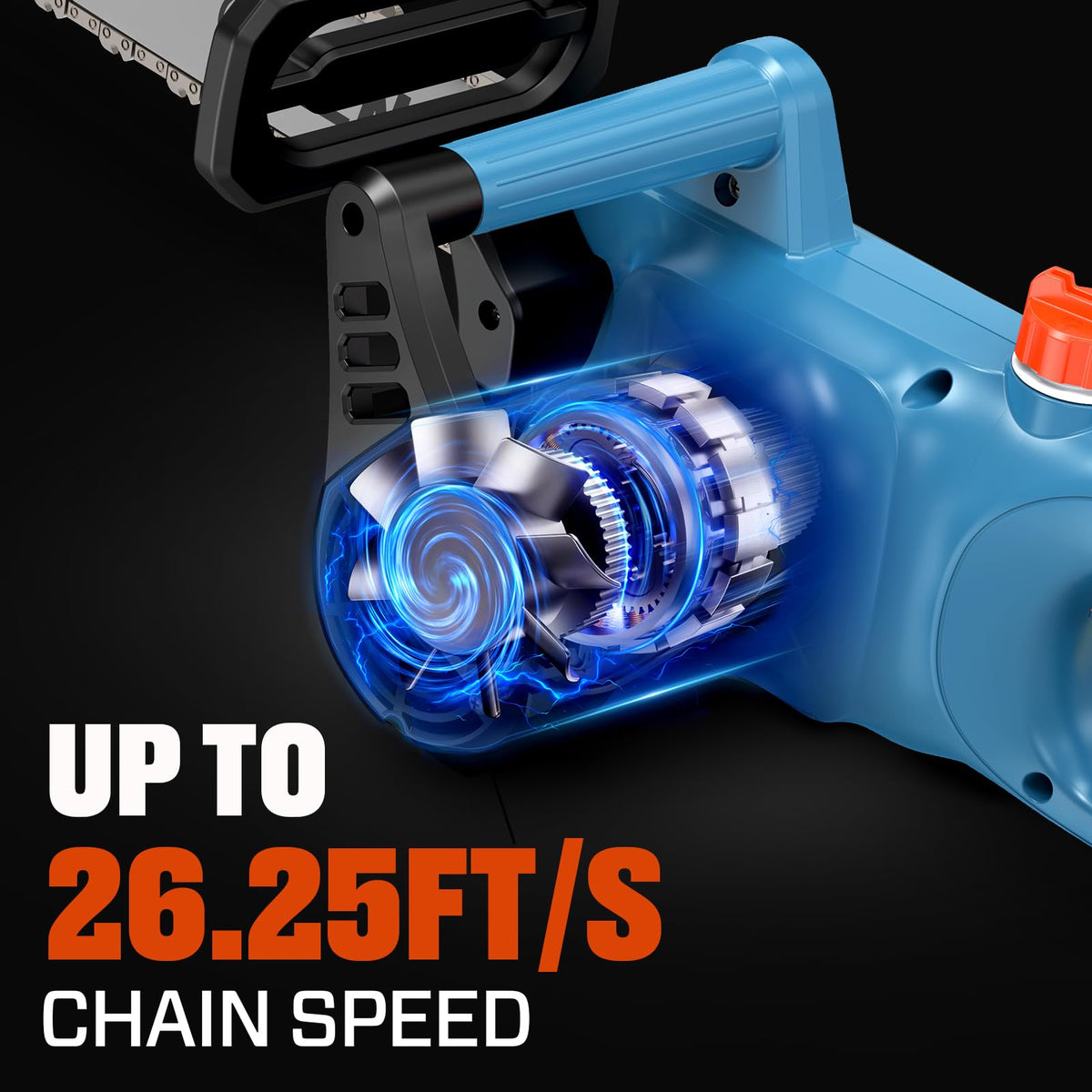 SENIX 10-amp motor delivers steady power for demanding wood cutting.