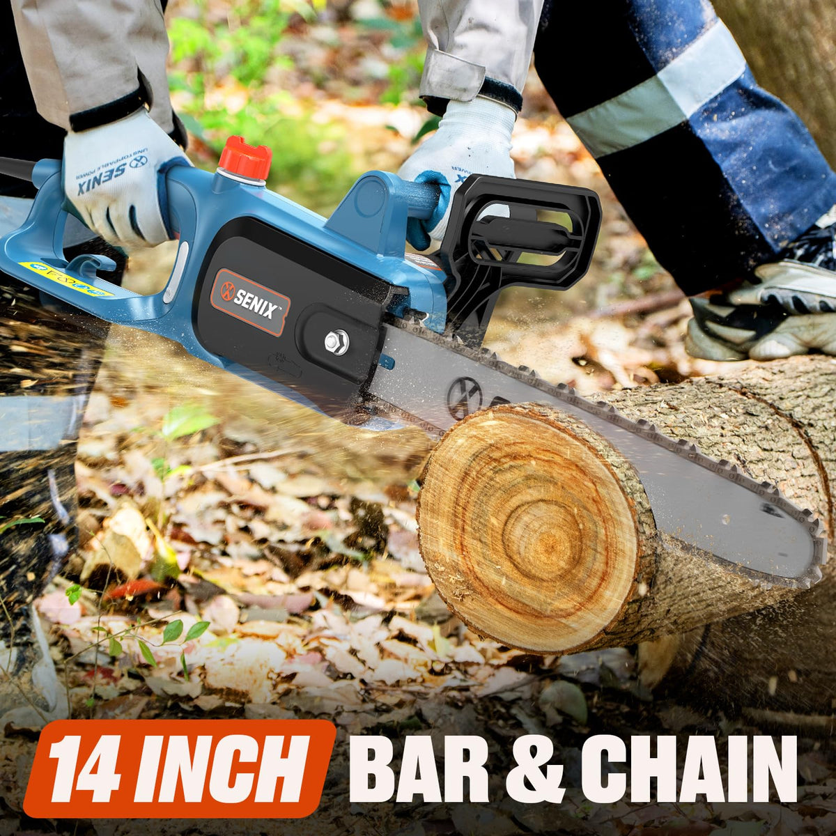 SENIX ergonomic, lightweight design reduces fatigue during long pruning tasks.