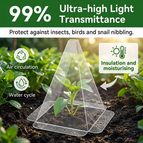 SENWELL-KA clear PET material maximizes sunlight for growth.