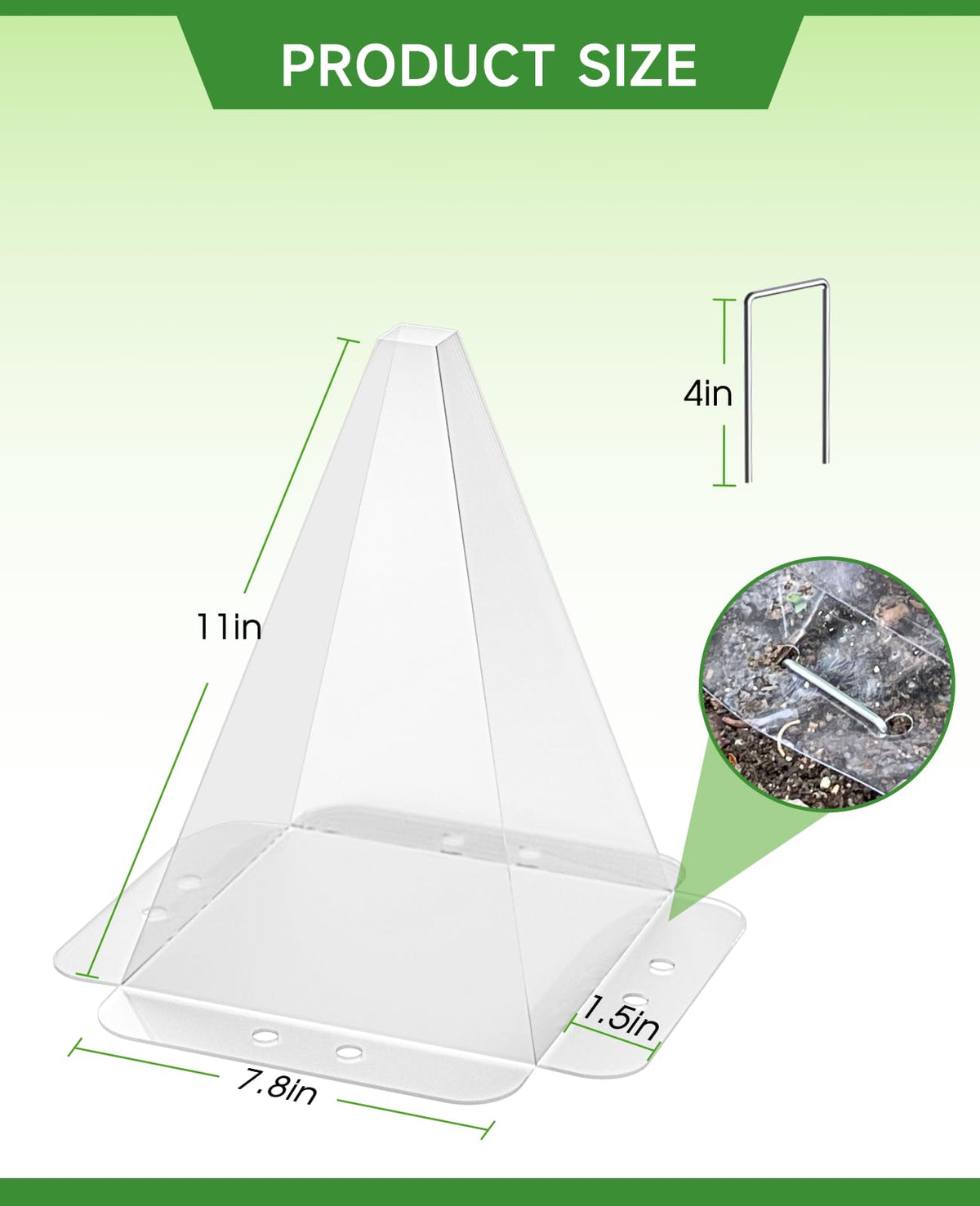 SENWELL-KA seedling cover dome setup for quick plant protection.