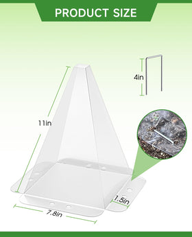 SENWELL-KA seedling cover dome setup for quick plant protection.