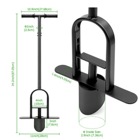 SenXiller multi-use sod plugger for turf repair and seedling transplanting