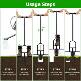 SenXiller soft grip non-slip handle reduces hand fatigue during use