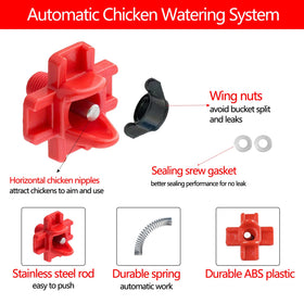 senylanhxy durable ABS plastic and stainless steel nipples suitable for outdoor use