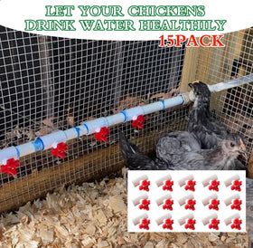 Senylanhxy easy-installation red tip guides birds to water.