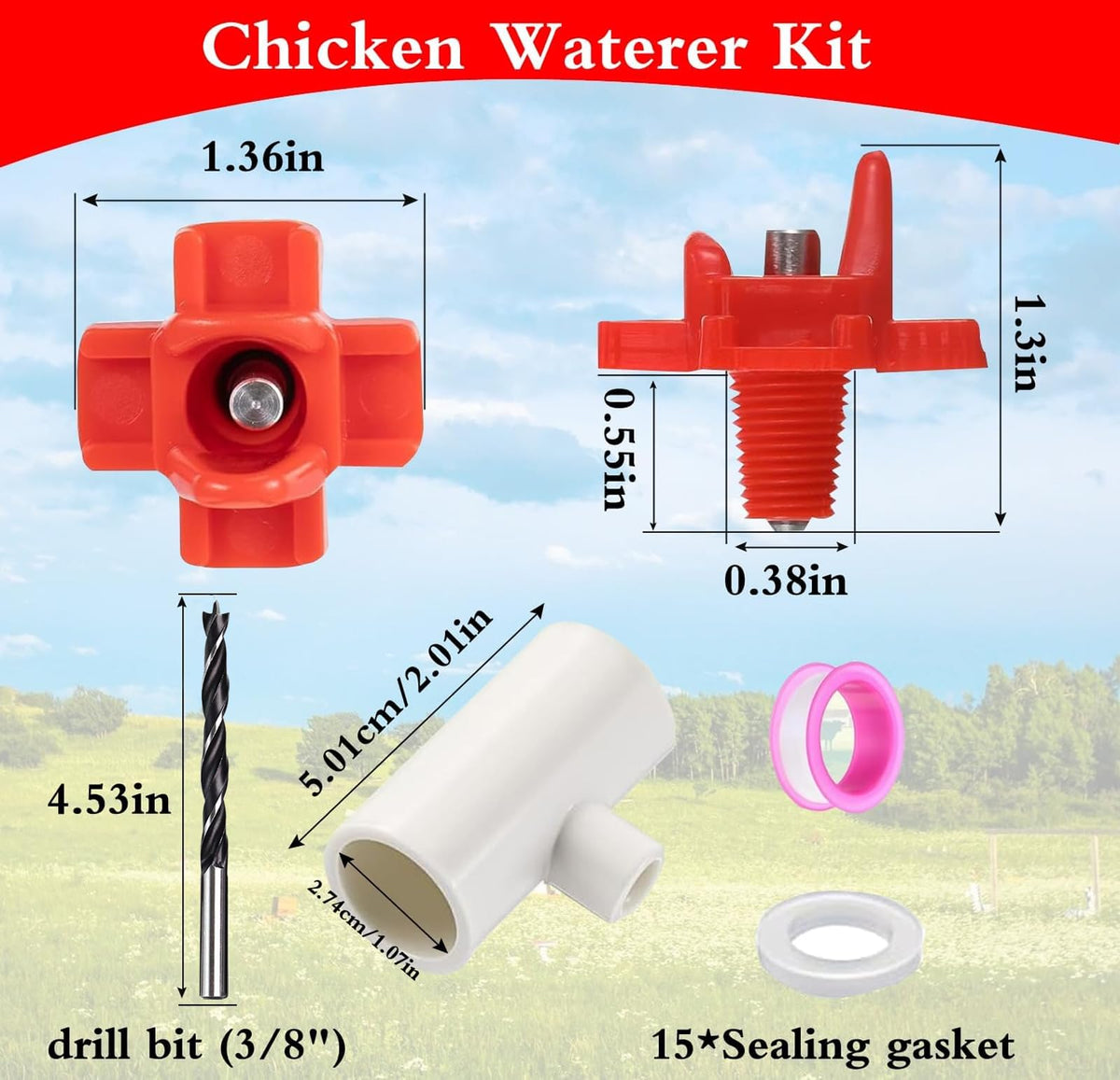 Senylanhxy PVC tee fittings 1/2-inch for reliable DIY assembly.