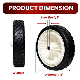 SENZHAO wheel compatible with multiple Toro models delivers steady mowing