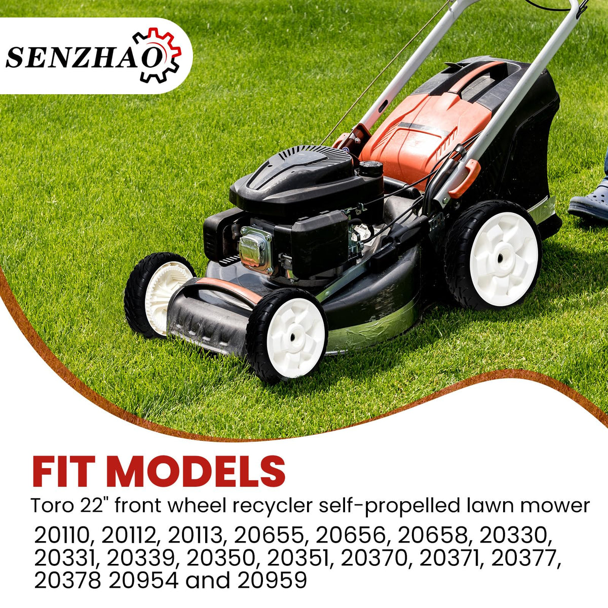 Hub offset aligns smoothly for reliable self-propel performance