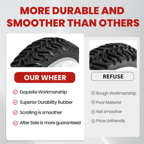SENZHAO 1-3/4 inch hub offset supports smooth operation during mowing.
