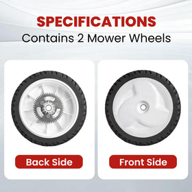 SENZHAO 8 inch rear wheel installation with a wrench for quick replacement.