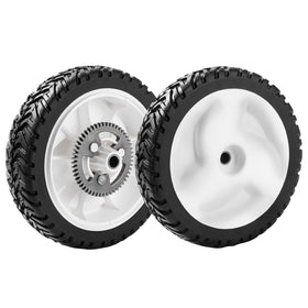 SENZHAO rear drive wheel for Toro 22-inch Recycler, 8in size improves control on uneven lawns.