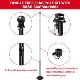 Senzhiyi base-weighted floor stand anchors the display for stability.