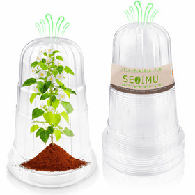 SEOIMU garden cloche with hemispherical top protects young plants