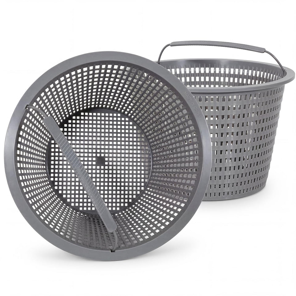 Sepetrel 2-pack pool filter baskets catching leaves to keep water flow smooth