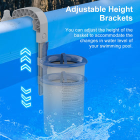 Sepetrel adjustable-height skimmer adapts to changing water levels