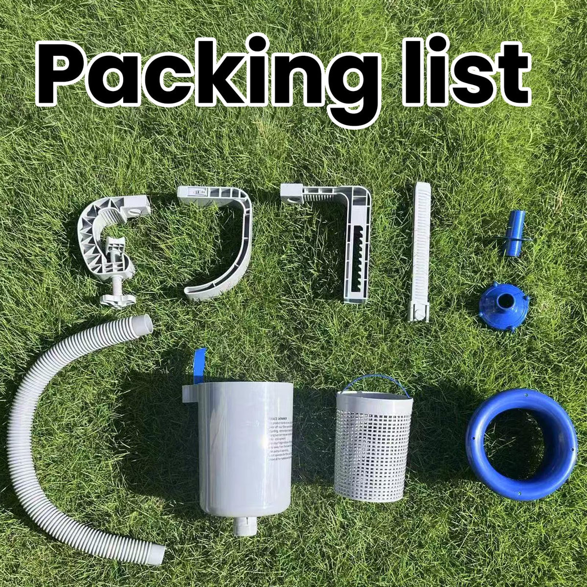 Sepetrel compatible with metal frame, inflatable collars, tubular and most above-ground pools