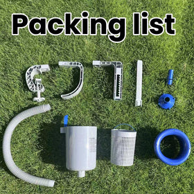 Sepetrel compatible with metal frame, inflatable collars, tubular and most above-ground pools