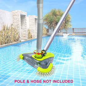 Sepetrel corner brushes protect vinyl liners while reaching tight spaces.
