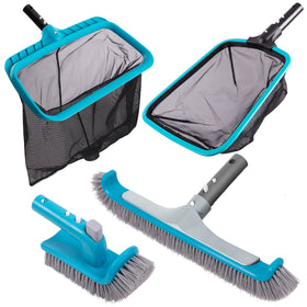 Sepetrel Deluxe 17.5in pool brush head for thorough cleaning without liner damage.