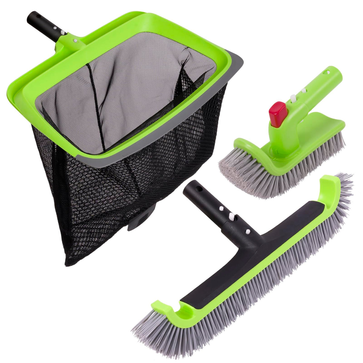 Sepetrel Deluxe rubber edge skimmer net for gentle debris removal without liner damage.