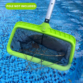 Sepetrel debris-easy-empty feature simplifies disposal after skimming.