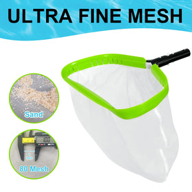 Sepetrel debris-scoop design works on silt, sand, pollen and leaves.