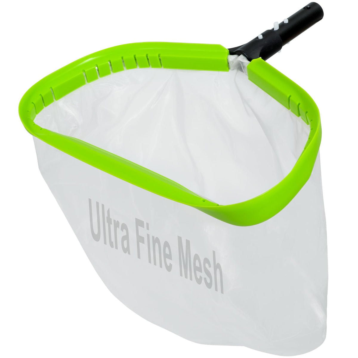 Sepetrel pool net with front lip captures bottom debris gently, protecting pool liners.