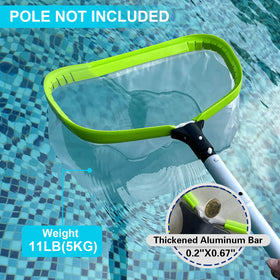Sepetrel handle fits standard poles for convenient cleaning.