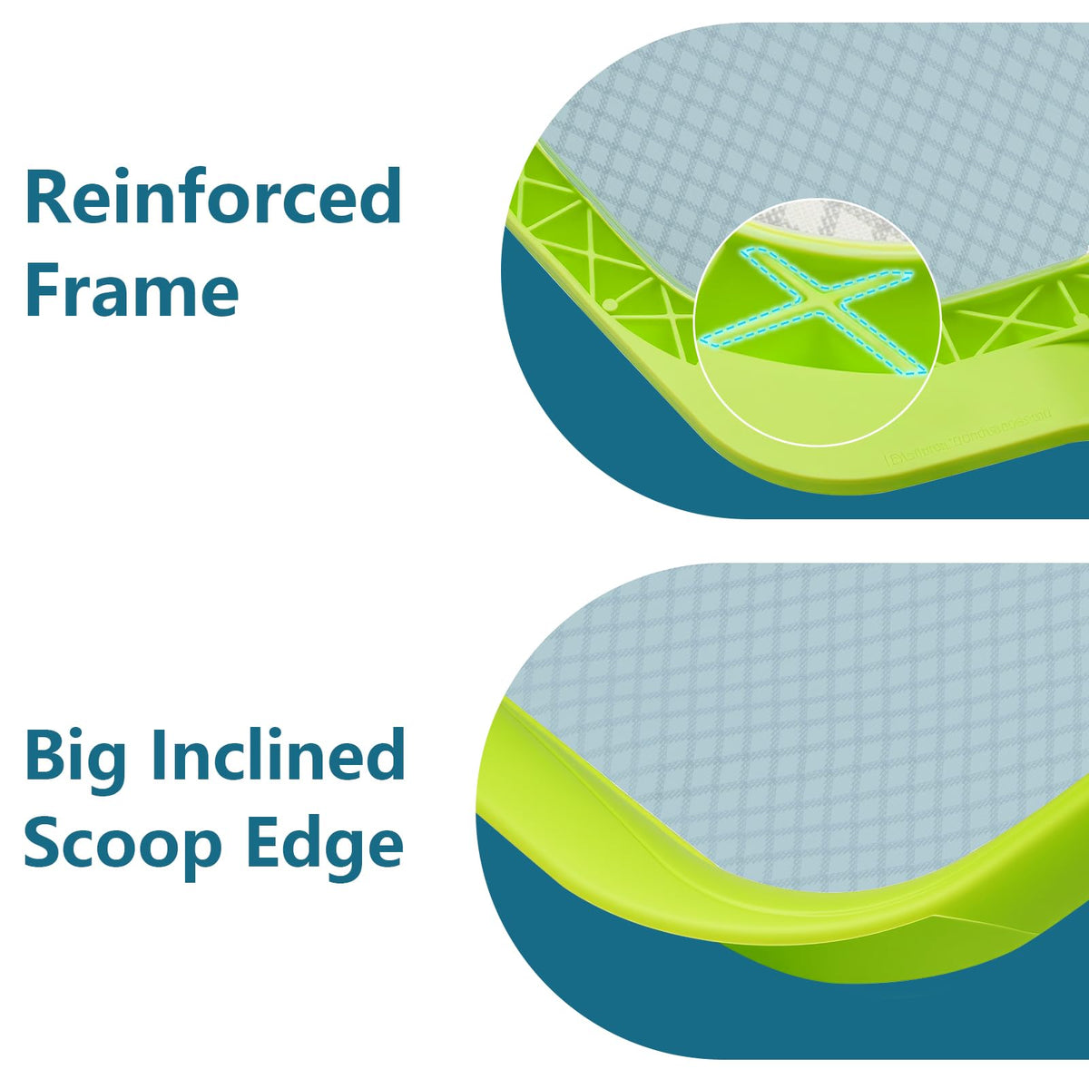 Sepetrel pool skimmer net features reinforced frame for durable, twist-resistant performance