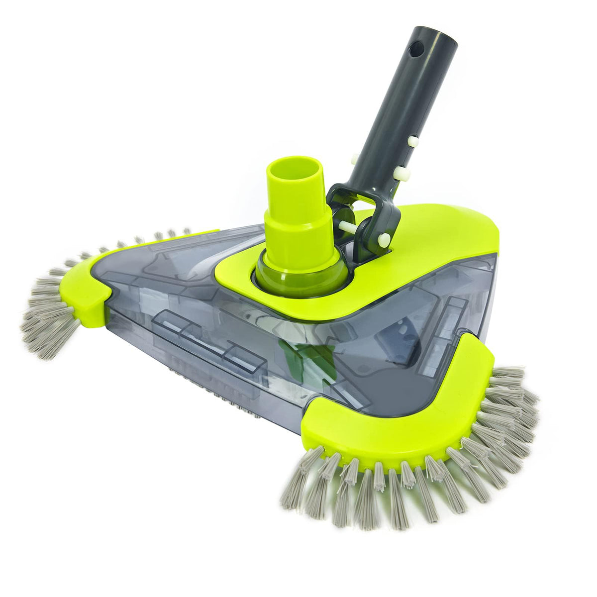 Sepetrel upgrade pool vacuum head with side brush for corner cleaning and vinyl liner safety.